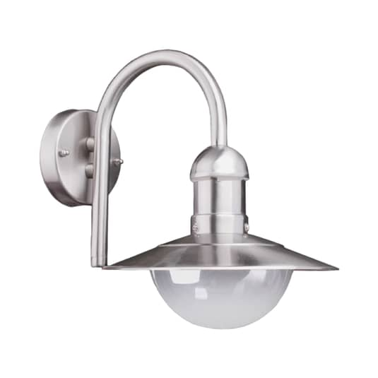 Lindby Damion moderne Edelstahl-Außenwandleuchte Lampe E27 IP44 Wandleuchte