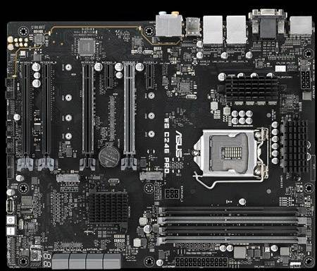 Asus MB WS C246 PRO C246 PCH Mainboard Sockel PC Intel 1151 Motherboards Board