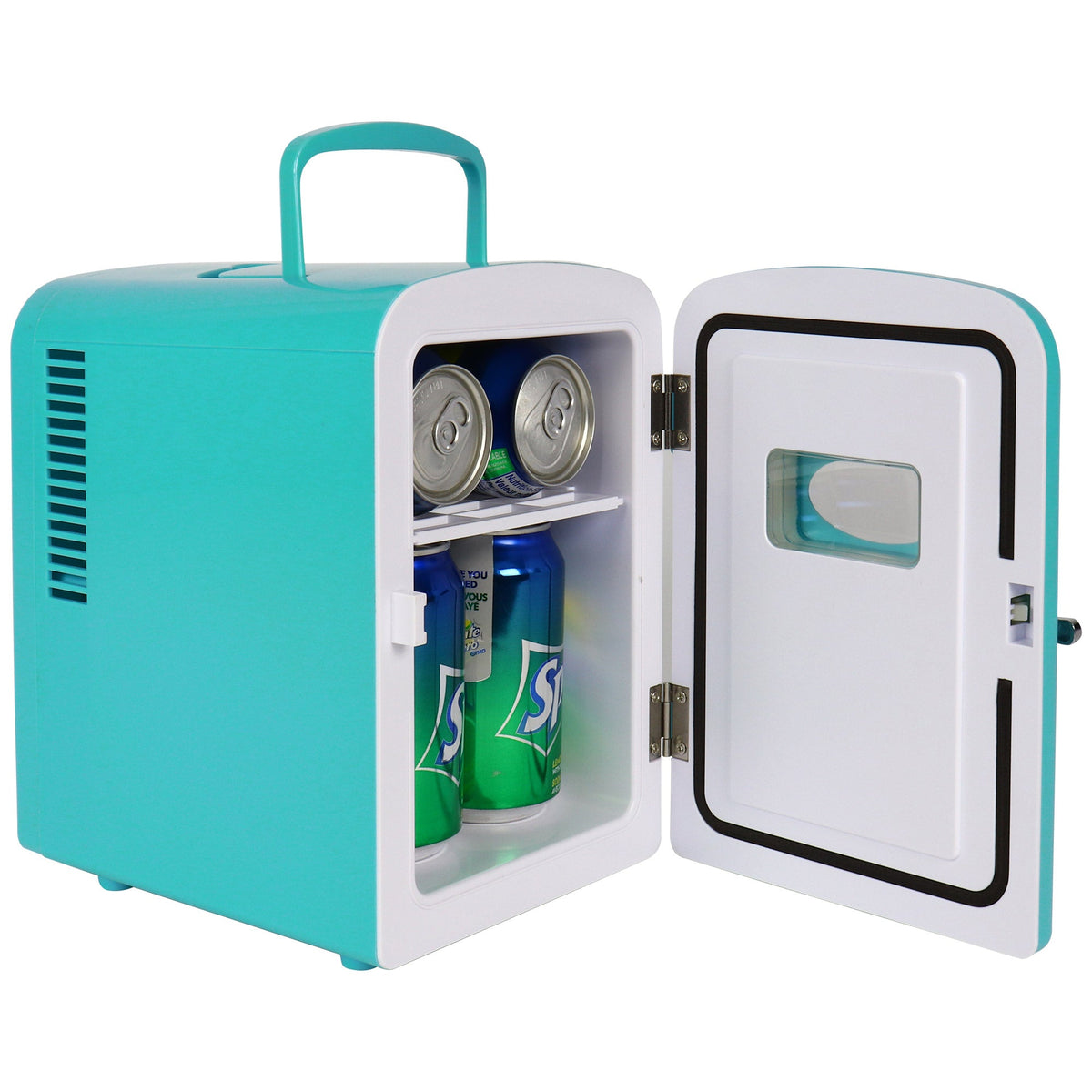 Koolatron Retro Kühlschrank Minikühlschrank 4 L Kühlschrank Schlafzimmer türkis - 59586509827