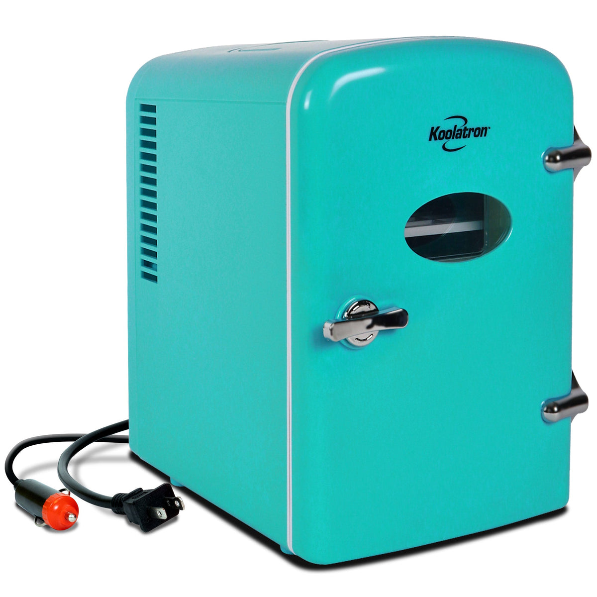 Koolatron Retro Kühlschrank Minikühlschrank 4 L Kühlschrank Schlafzimmer Türkis B-Ware - 59586509827