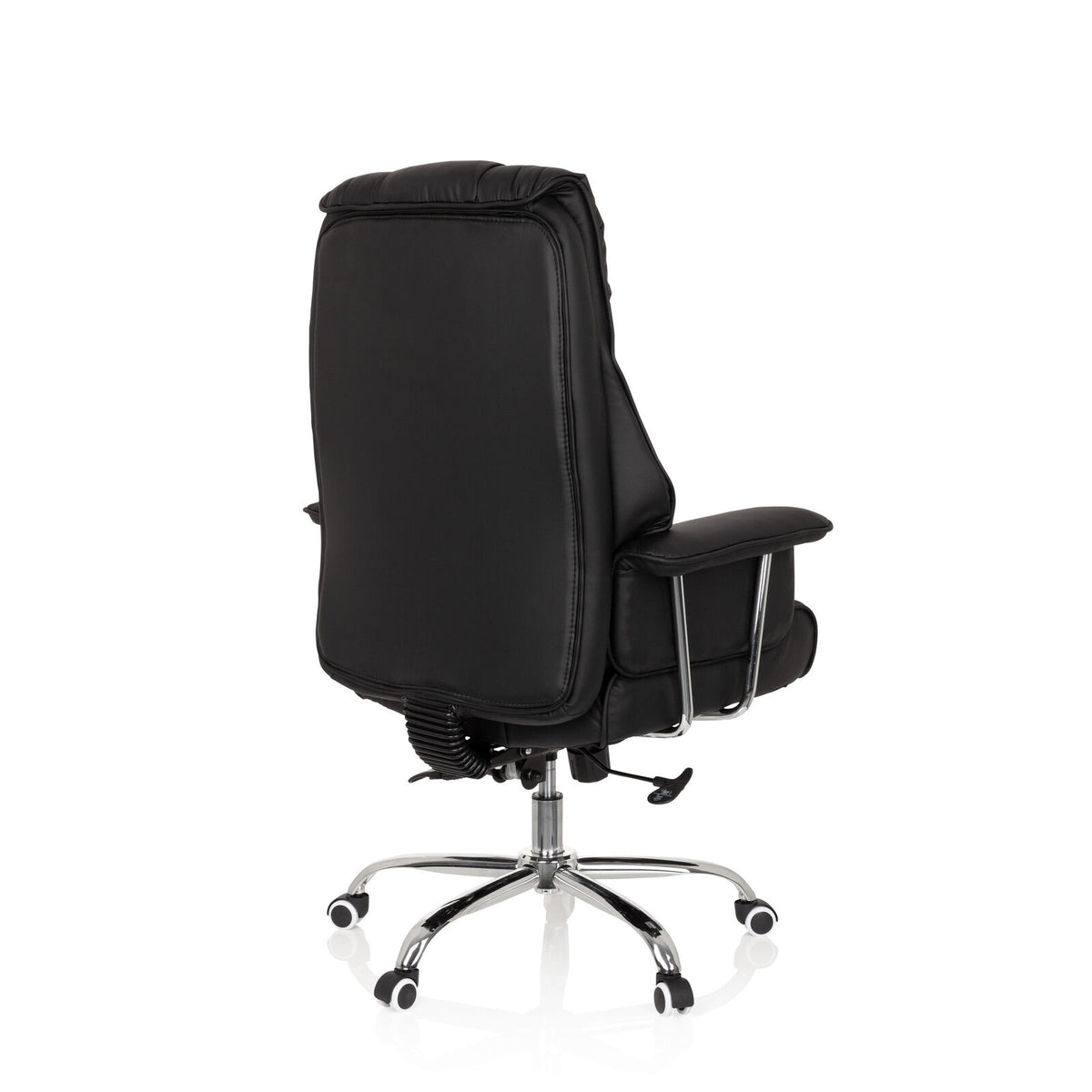 hjh OFFICE Bürostuhl Chefsessel COMMANDER Schreibtischstuhl schwarz Kunstle242 - 4251084672331