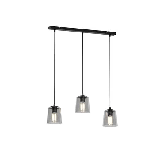 Euluna Pendelleuchte Lucea Dreiflammig Smoke Deckenlampe Deko Hängeleuchte E27 B-Ware