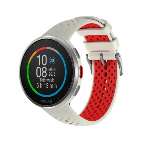 Polar Pacer Pro Professionelle GPS-Laufuhr Sportuhr Smartwatch Fitness rot weiß