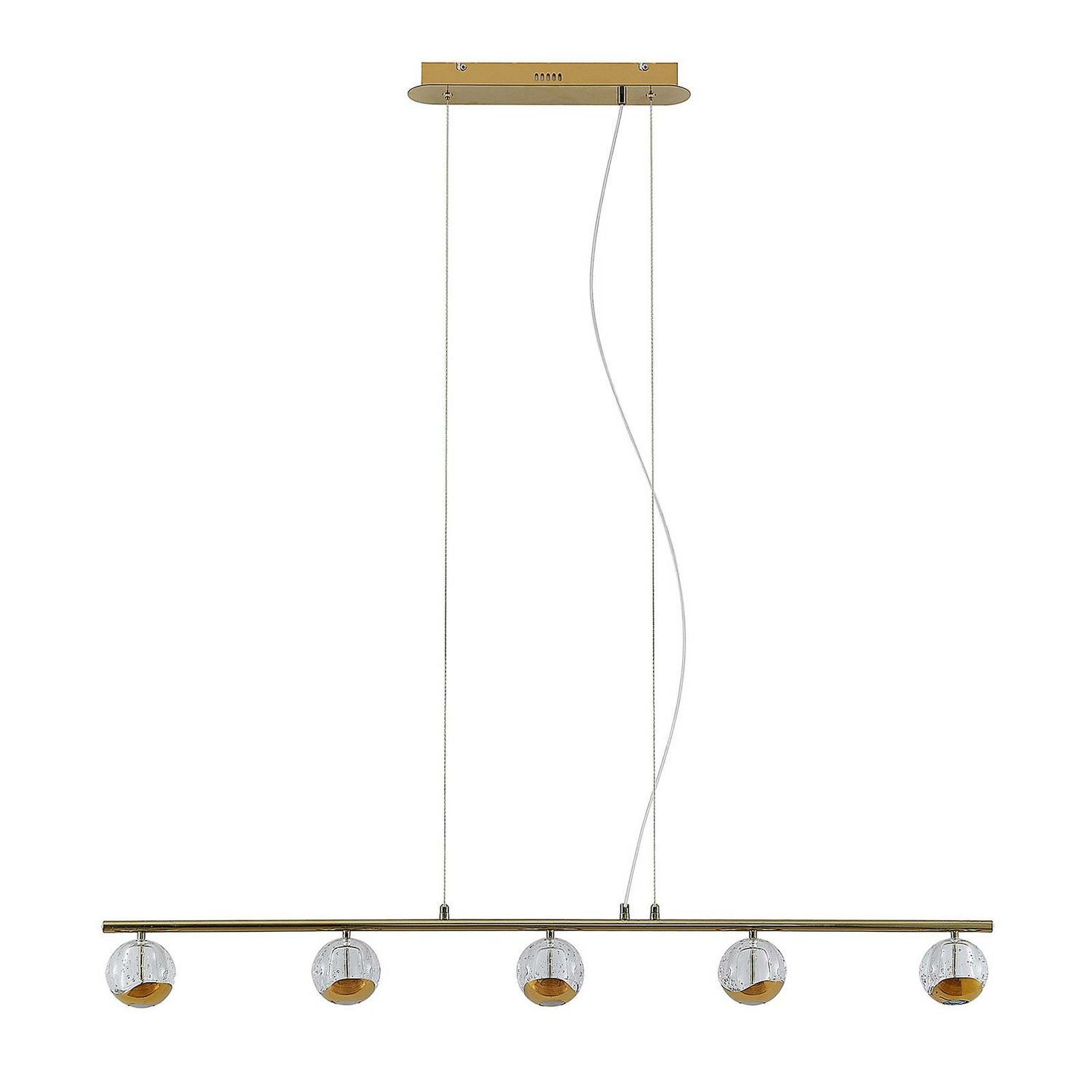 Lucande Kilio LED-Hängeleuchte, gold, 5-flammig – 73,74 € | second circle