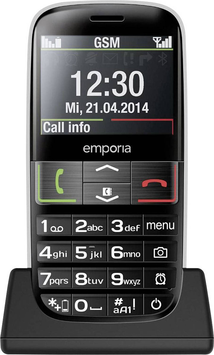 Emporia Euphoria Senioren-Handy Handy große Tasten 2.3" 2 MP Kamera Schwarz