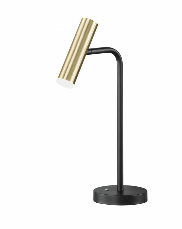 Schöner Wohnen Stina LED-Tischlampe Tischlampe Lampe Leuchte Bürolampe gold