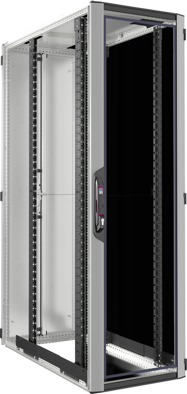 Rittal Vx 5310.128 19 Zoll Netzwerkschrank 600 X 2000 X 1200 Mm Grau Patchpanel B-Ware