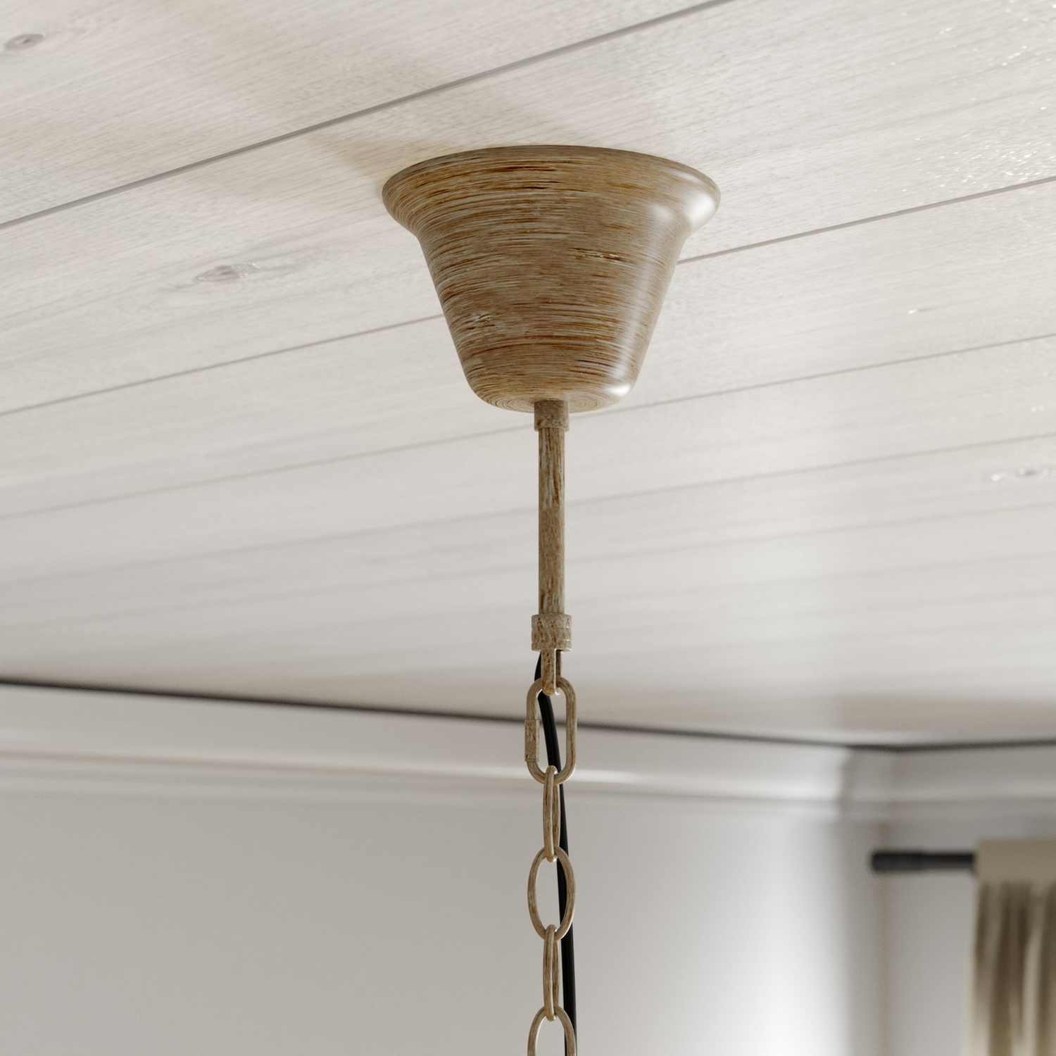 B-Ware Lindby Fibi Hängeleuchte Pendelleuchte Deckenlampe Lampe Leuchte Geweih Braun104
