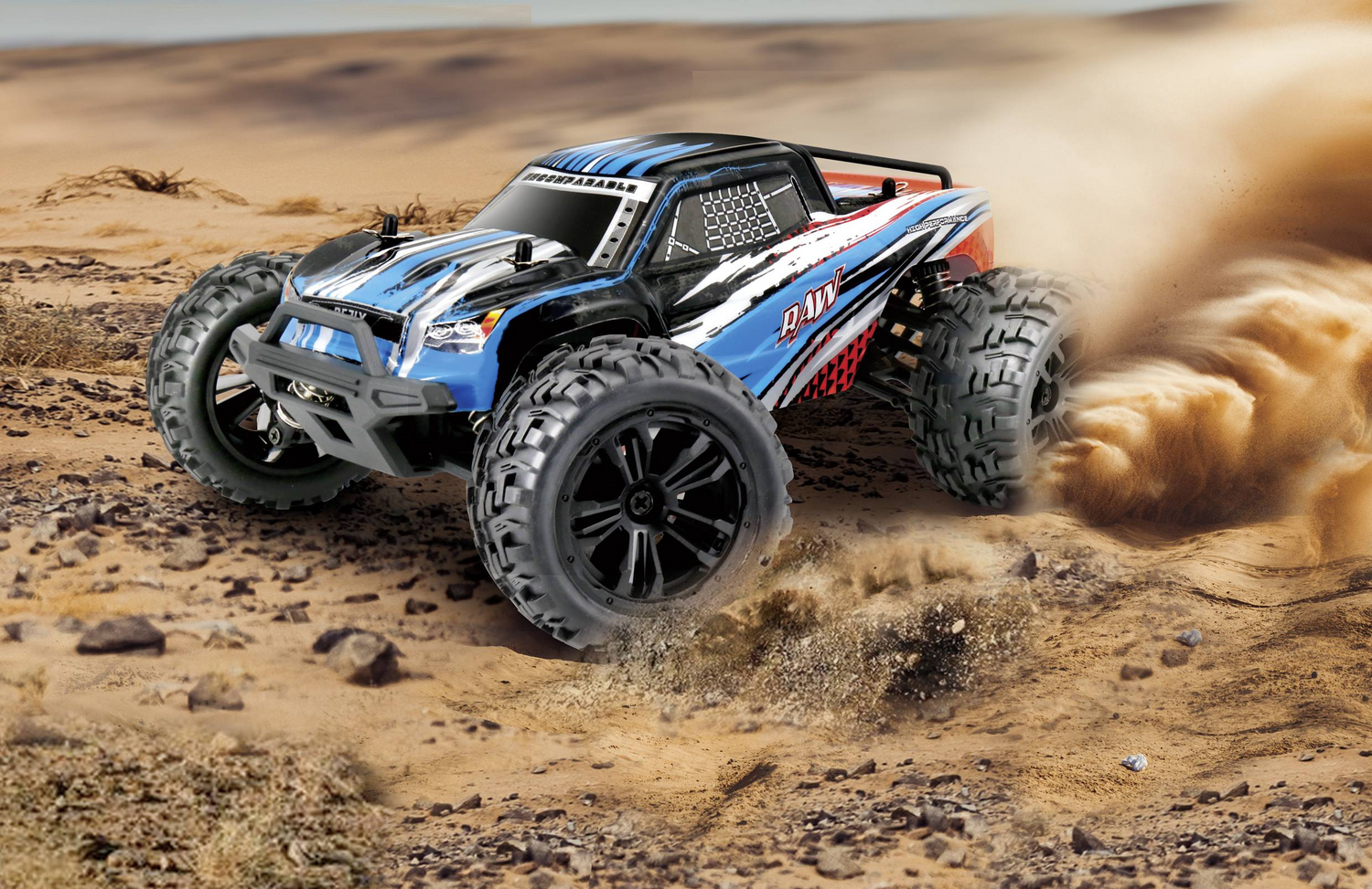 C-Ware Raw Reely Blau Brushed 1:14 Rc Modellauto Elektro Monstertruck Allradantrieb611 - 4064161189697