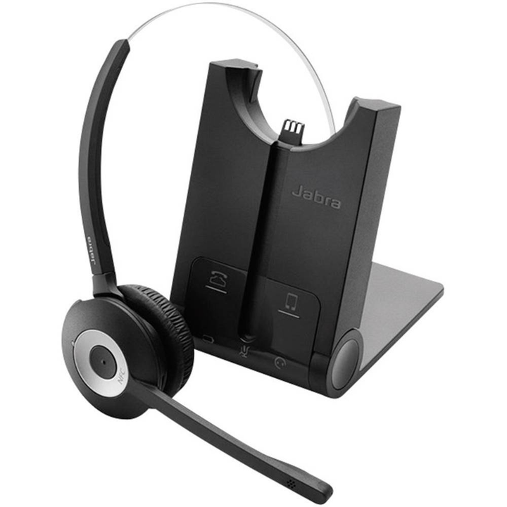 Jabra PRO 925 Mono Dual Connectivity On Ear Headset Schwarz Silber