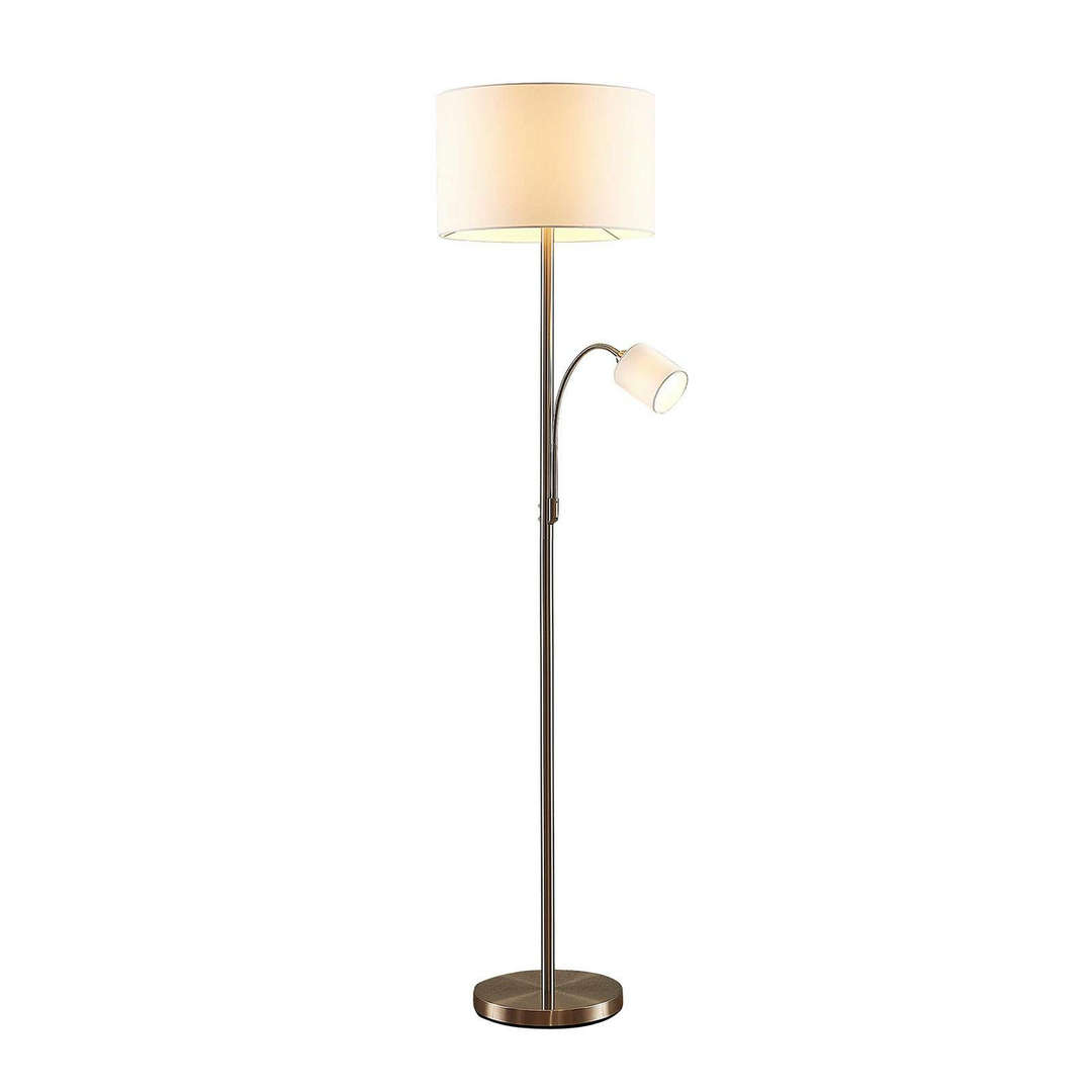 Lindby Jaileen Stehlampe Stehleuchte Standleuchte Lampe Leselampe Stoffschir7