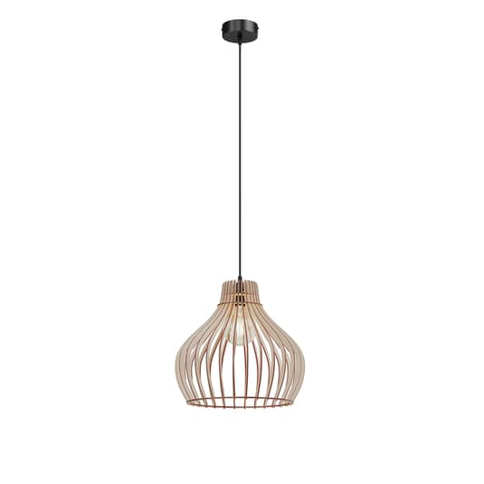 Euluna Hängeleuchte Barrel Hängelampe Leuchte Lampe Licht E27 einflammig Ø 38 cm