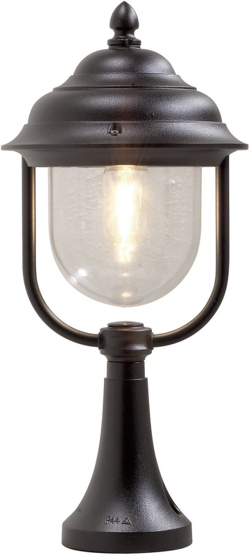 B-Ware Konstsmide Parma 7224 750 Außenstandleuchte Energiesparlampe E27 75 W Schwarz