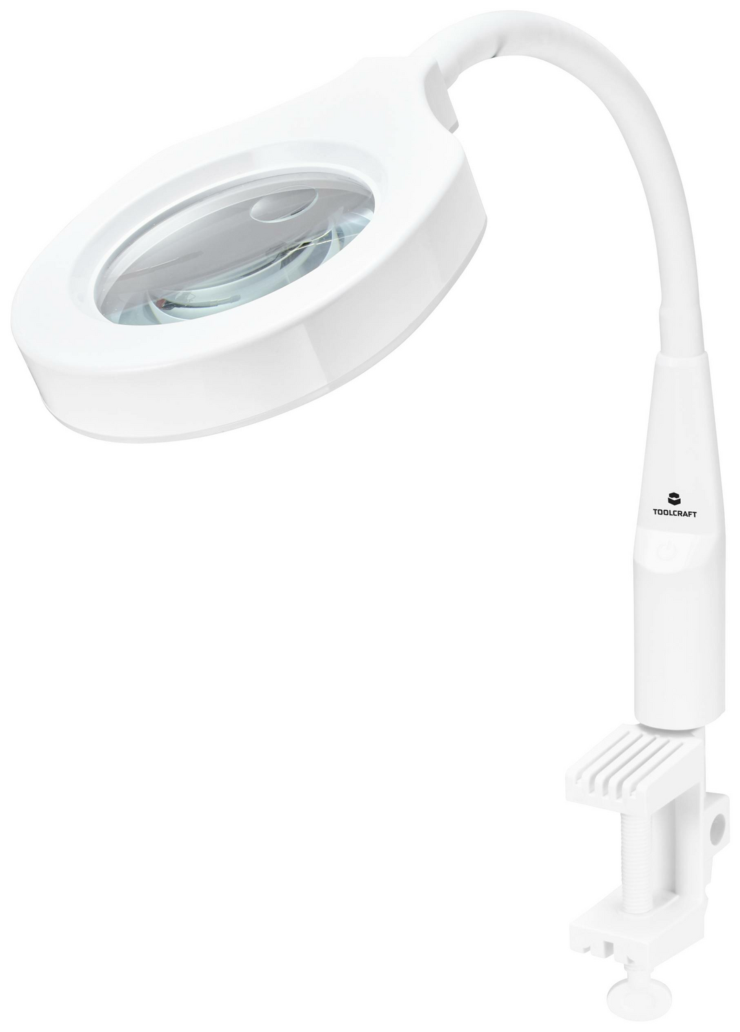 TOOLCRAFT 7447449 Tischklemme Lupenleuchte 2-in-1-Lupenleuchte Lampe Licht