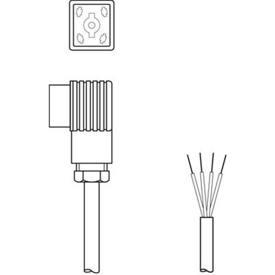 Leuze Electronic 50011946 Anschlussleitung Steckverbinder Verbindungstechnik