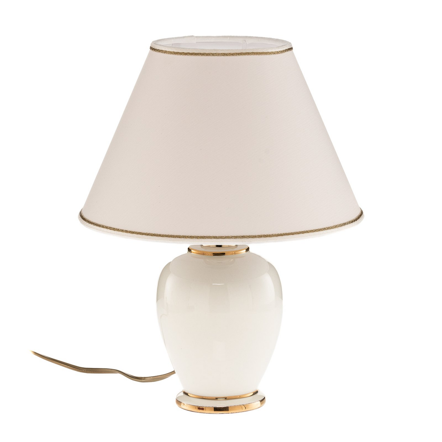 Austrolux Tischleuchte Giardino Avorio 25 Cm Keramik Weiß Tischlampe Stehlampe B-Ware