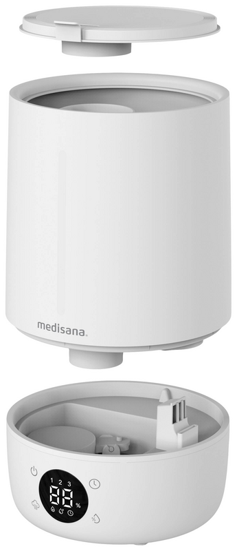 Medisana AH 663 Luftbefeuchter Luftverbesserer Timer-Funktion 3 Stufen