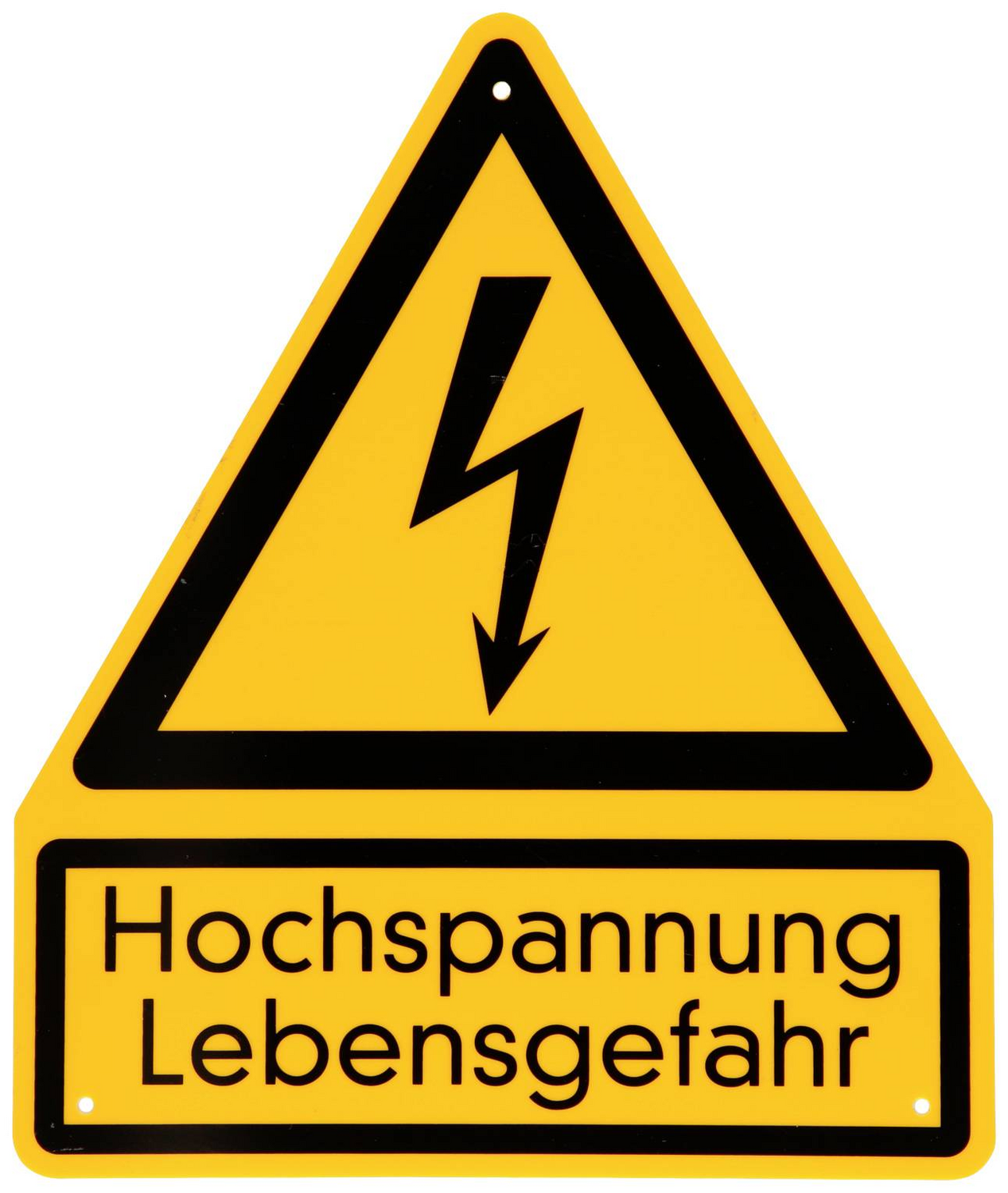 Ks Tools Warnschild Hochspannung Lebensgefahr Sicherheitsschild Schild 4 Stück B-Ware