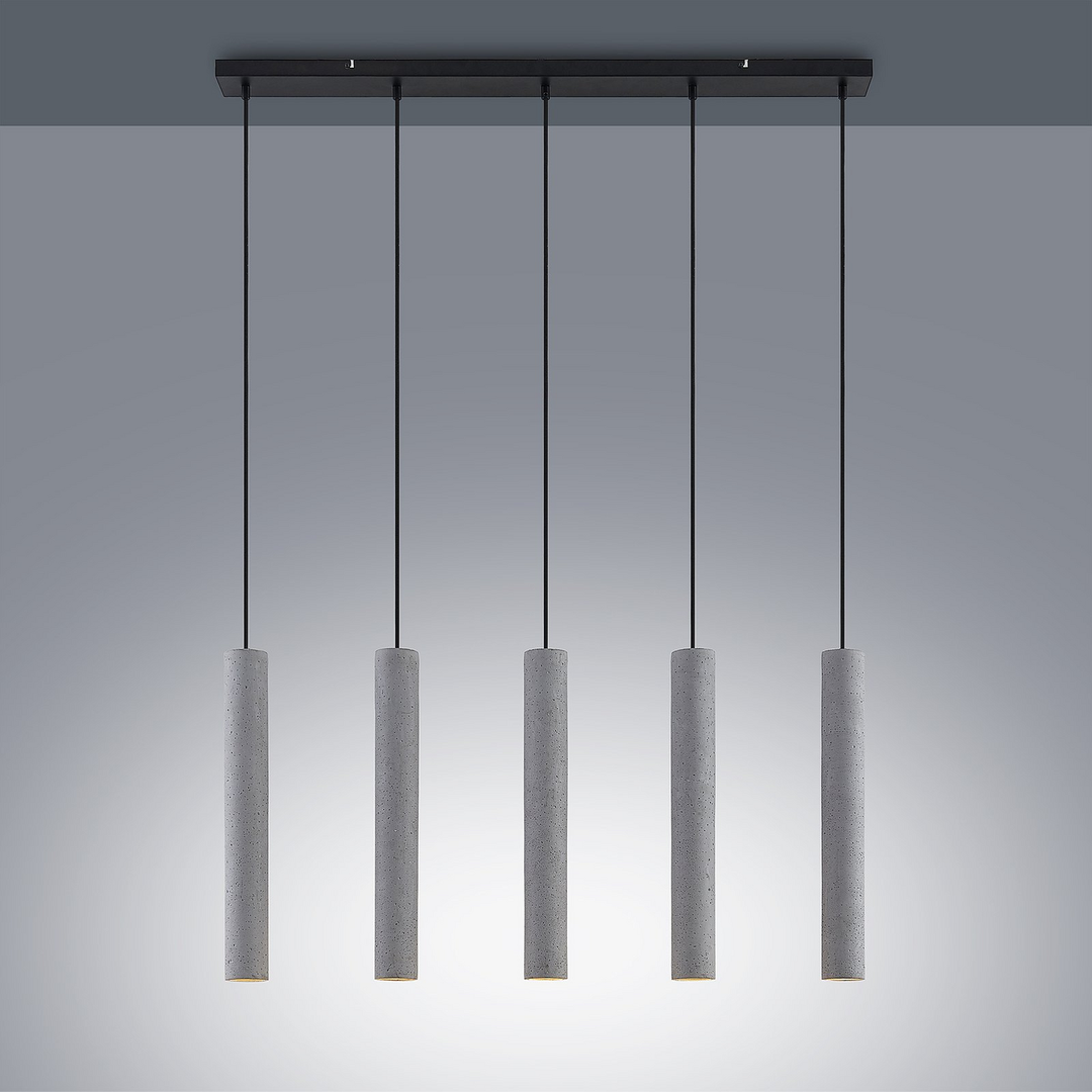 Lindby Concretto Pendelleuchte Hängeleuchte Deckenlampe Lampe 5 Flmg Gu10 G273 B-Ware - 4251096584165