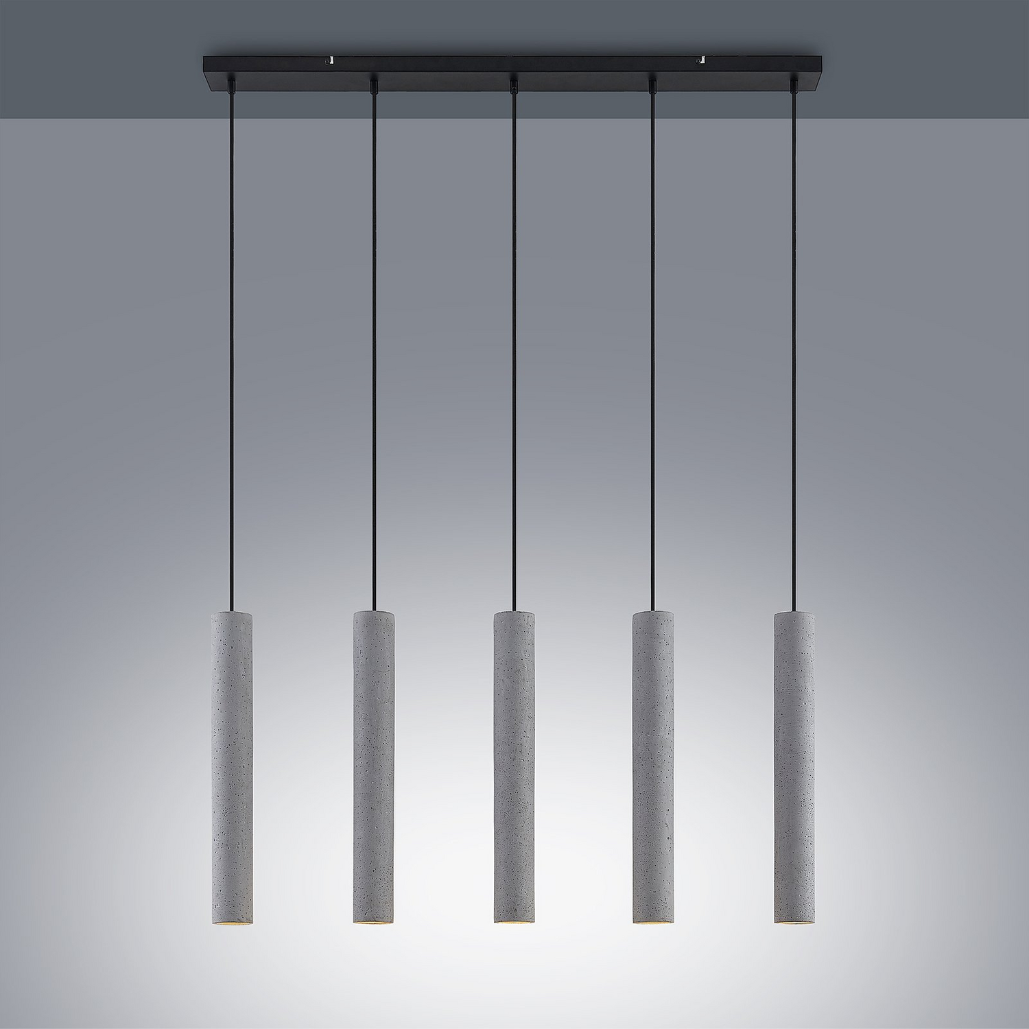 B-Ware Lindby Concretto Pendelleuchte Hängeleuchte Deckenlampe Lampe 5 Flmg Gu10 G273