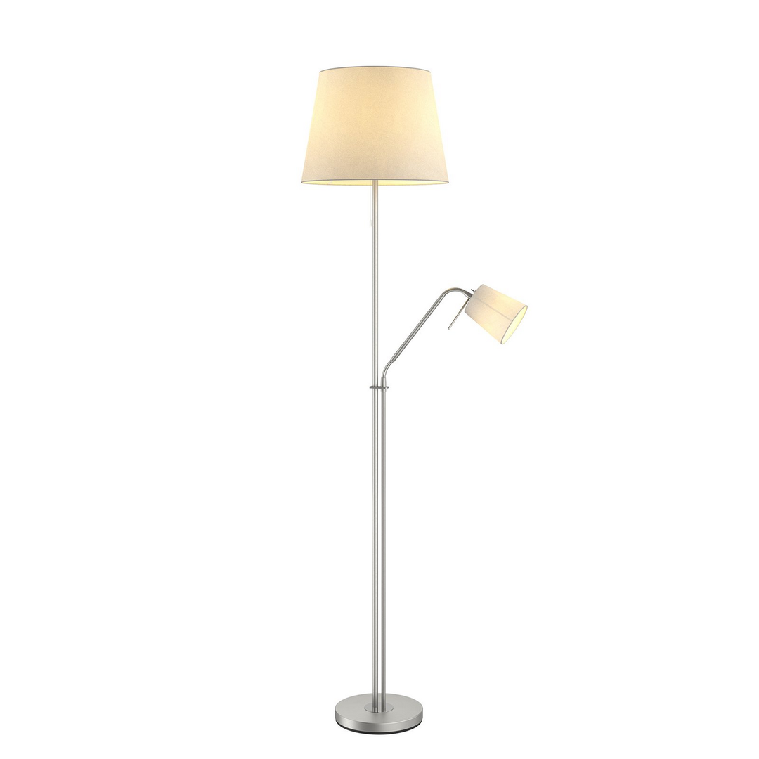 Lindby Nantwin Stehleuchte Stehlampe Standleuchte Standlampe Stoffschirm Weiß300 B-Ware