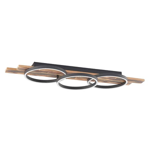 B-Ware Lindby Deckenleuchte Deckenlampe Led Sentoa Holz Wohnzimmer Esszimmer Dimmbar448