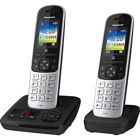 B-Ware Panasonic Kx Tgh722 Gs Dect Schnurloses Telefon Analog Anrufbeantworter Babyphone - 5025232889549