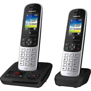 B-Ware Panasonic Kx Tgh722 Gs Dect Schnurloses Telefon Analog Anrufbeantworter Babyphone