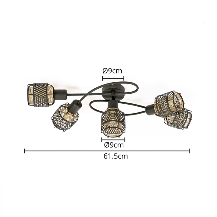Lindby Eudoria Deckenlampe Deckenleuchte Lampe Leuchte Deckenlicht Licht Eisen