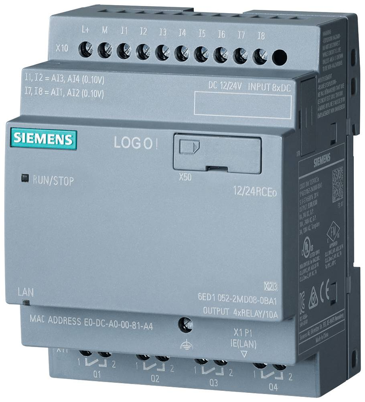 Siemens 6 Ed1052 2 Md08 0 Ba2 Sps Steuerungsmodul 12 V/Dc 24 V/Dc Logikmodule Modul B-Ware