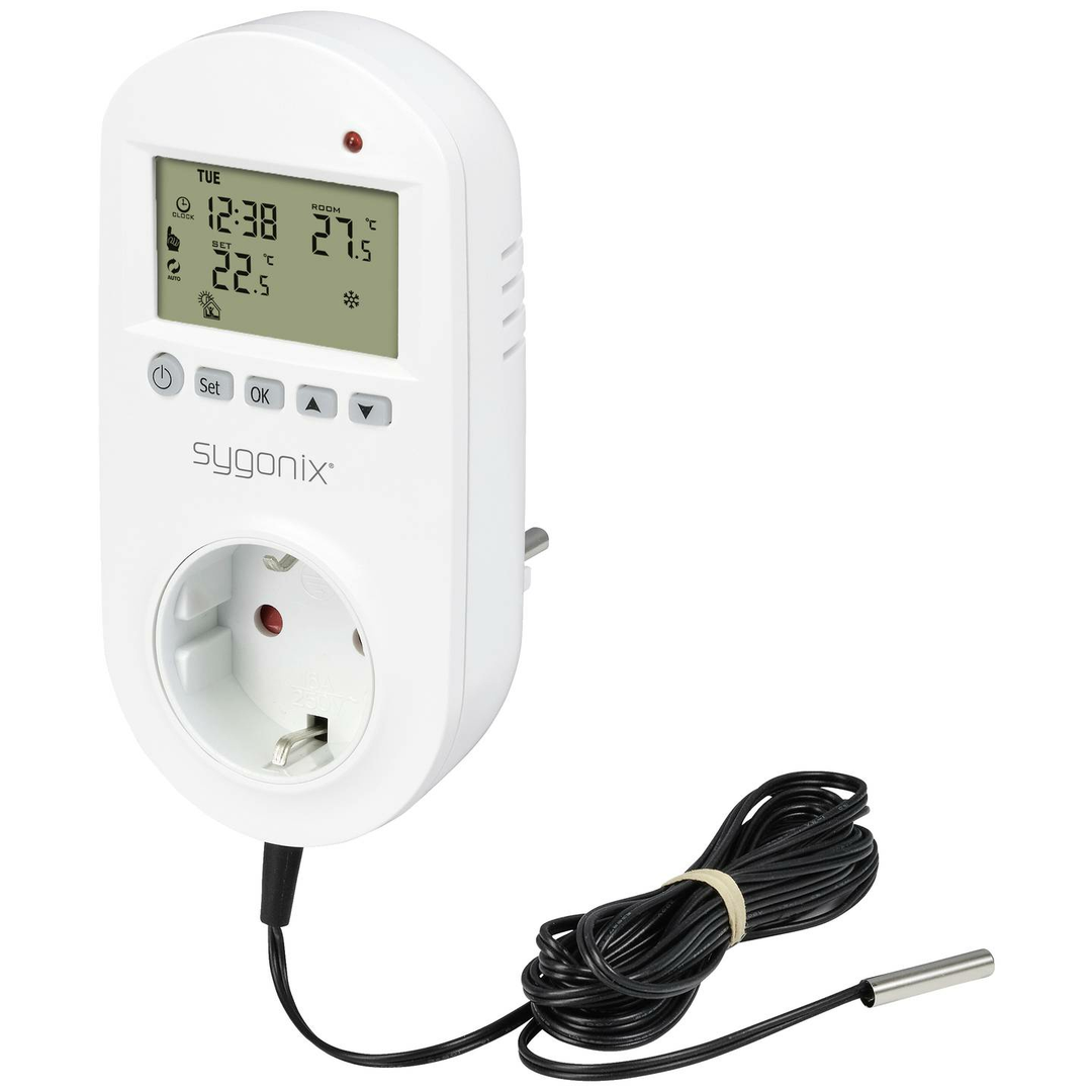Sygonix Universalthermostat Thermostat Zwischenstecker Wochenprogramm 1 Bis70858 B-Ware