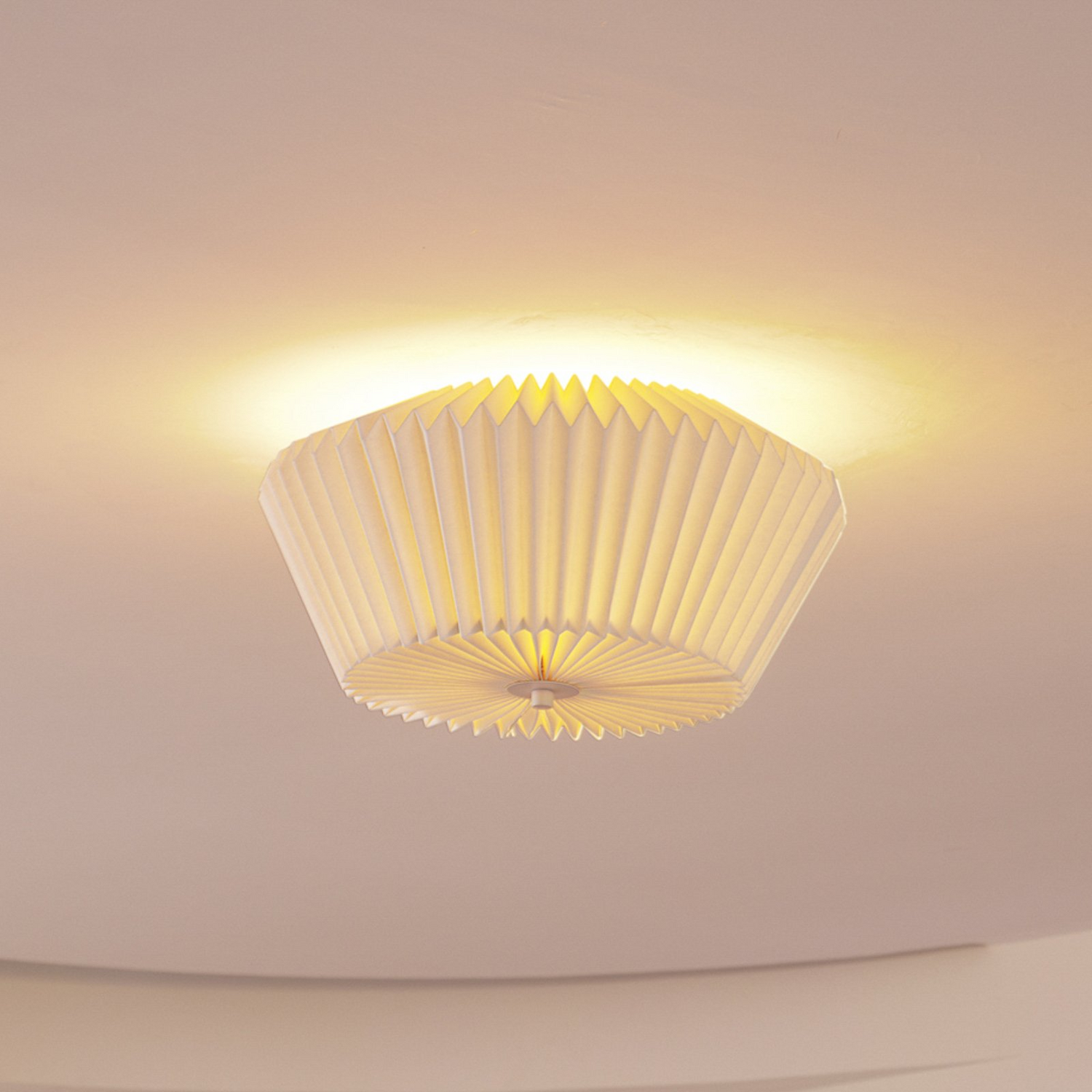 B-Ware Lindby Deckenleuchte Magali Weiß Papier ø 45 Cm Deckenlampe Lampe Leuchte E27