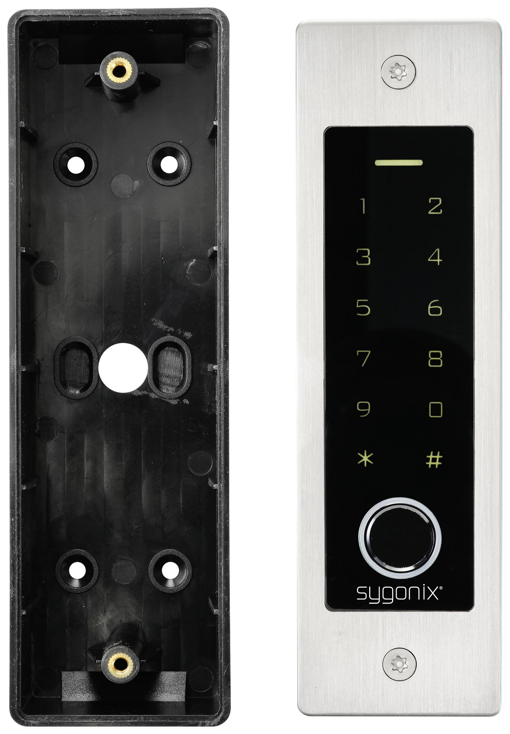B-Ware Sygonix Sy 5231014 Fingerprint/Rfid Zugangssystem Unterputz 12 V/Dc 18 V/Dc Ip5