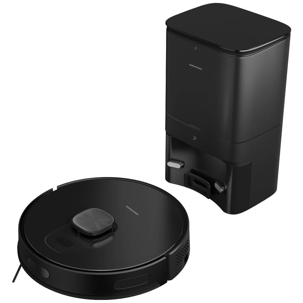 B-Ware Grundig Vcr 7230 Saugroboter Wischroboter Staubsauger Roboter App Li Ion Schwarz
