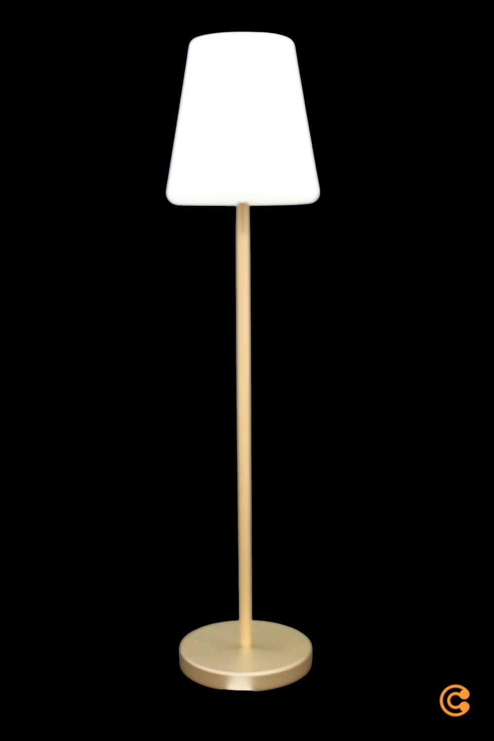 B-Ware Newgarden Lola Slim 120 Solar Stehlampe Messing Leselampe Stehleuchte Leuchte