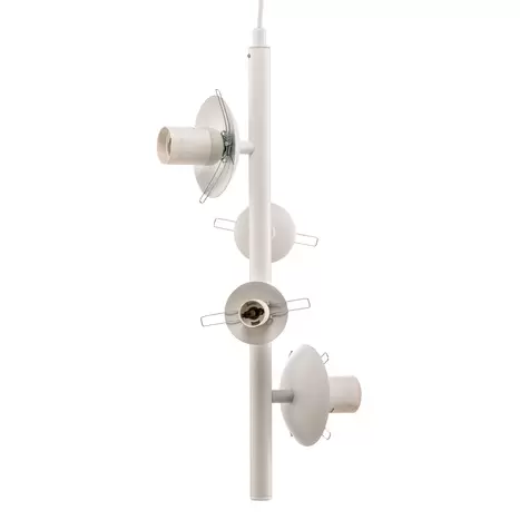 B-Ware Aldex Hängeleuchte Dione Pendelleuchte Hängelampe Deckenlampe Vierflammig Weiß