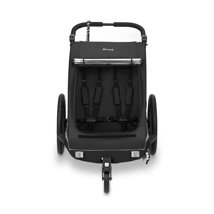 Hauck Dryk Duo Plus 2in1 Fahrradanhänger/Buggy Radanhänger Anhänger Buggy Black  B-Ware