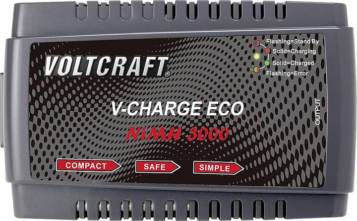 Voltcraft Modellbau-Ladegerät 230 V 3 A V-Charge Eco NiMh 3000 NiMH NiCd 35 W408