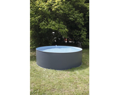 B-Ware Aufstellpool Stahlwandpool Set Planet Pool Rund ø 350x90 Cm Sandfilteranlage Ski