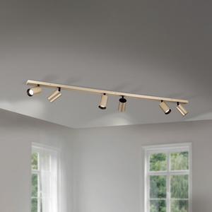 Spot Sean de qualité B, en métal doré, plafonnier orientable, lampe de plafond, spot