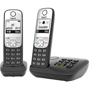 B-Ware Gigaset A690 A Duo Dect Schnurloses Telefon Analog Freisprechen Mit Basis Schwarz