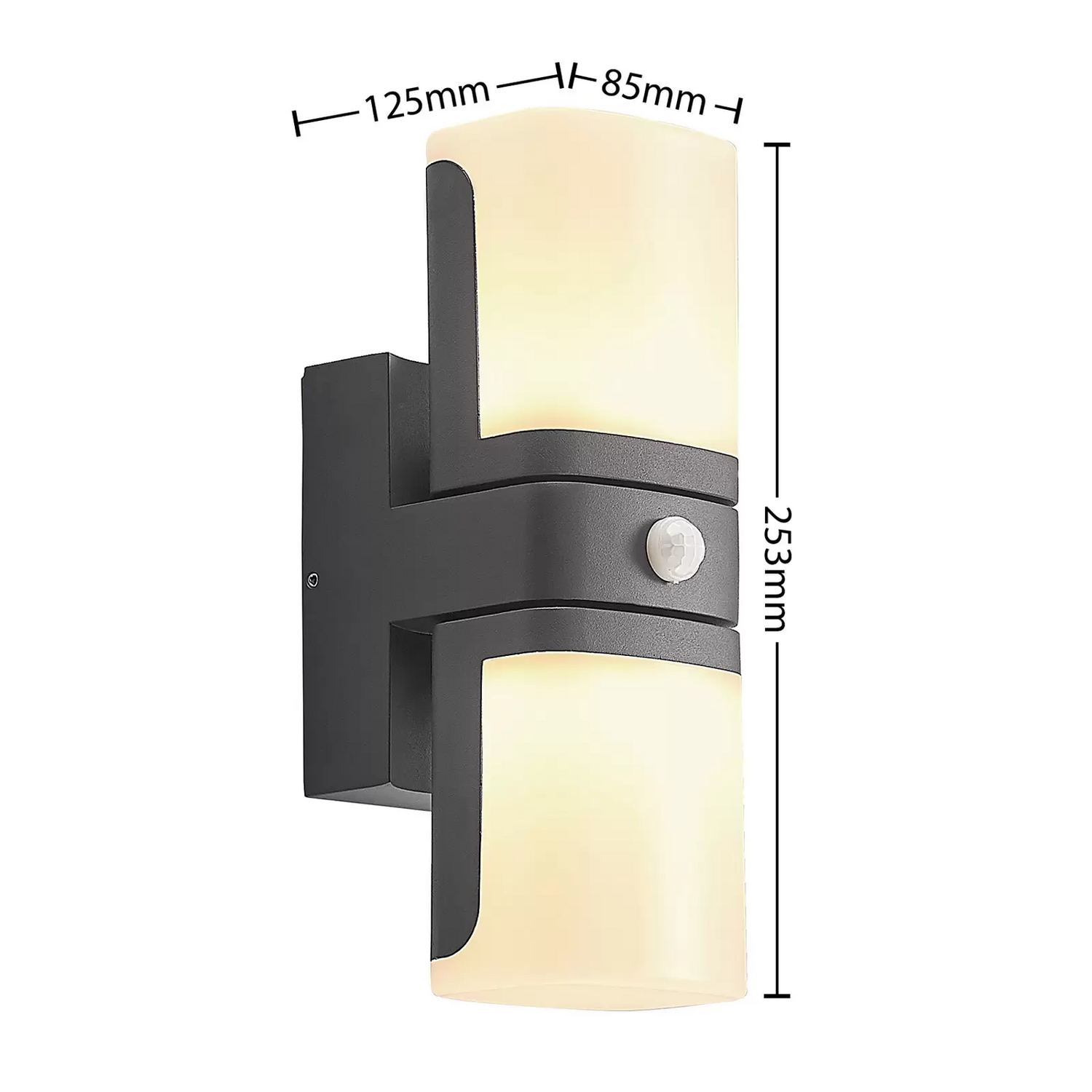Lindby Jasiah Led Außenwandleuchte Wandleuchte Wandlampe Leuchte Drehbar Sensor B-Ware - 4251911733136