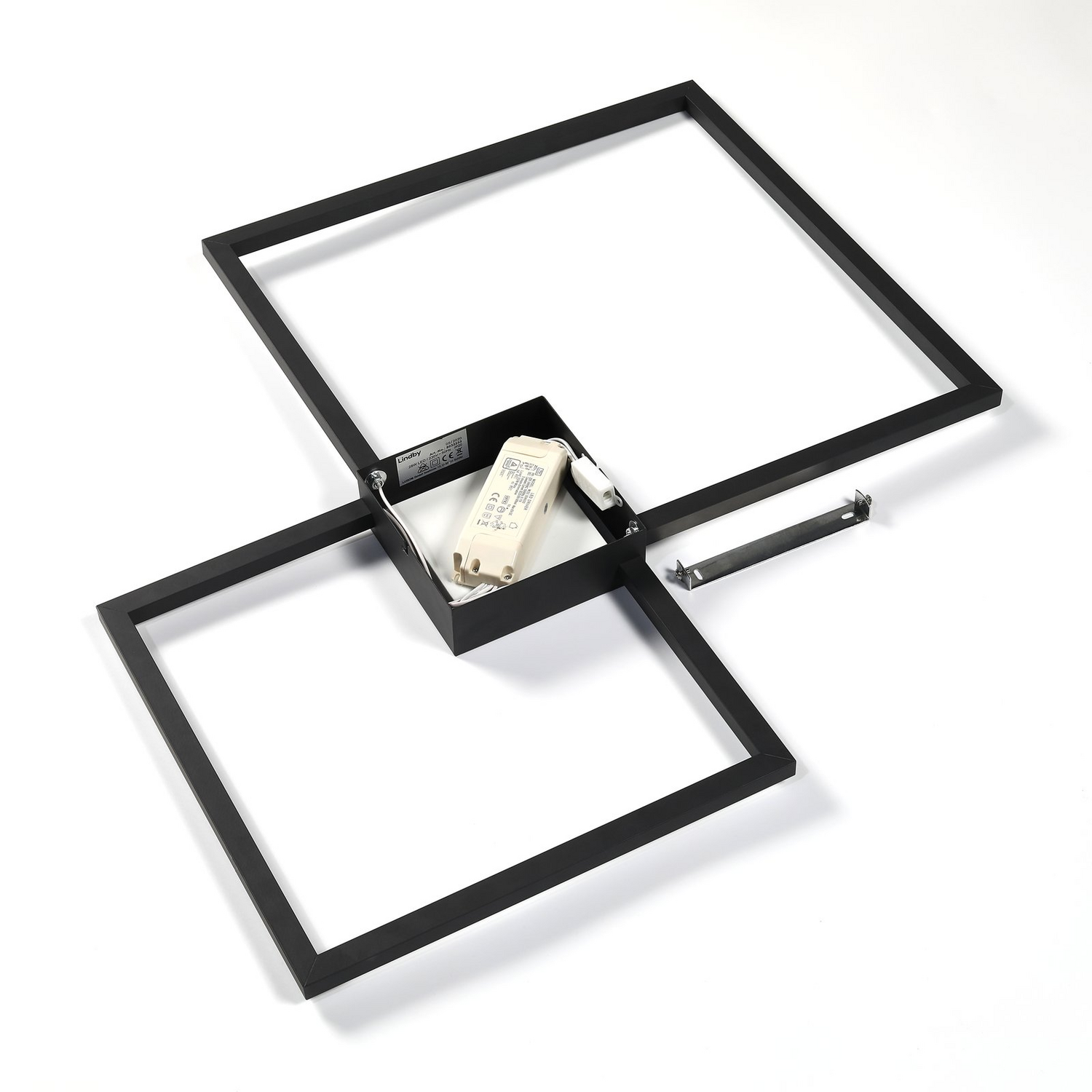 Lindby Duetto Led Deckenlampe Deckenlampe Deko Deckenlicht Led Anthrazit 28 W B-Ware - 4251096573985