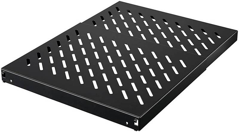 Rittal Netzwerkschrank-Geräteboden Serverschrankboden 19 Zoll 400-600 mm schwarz