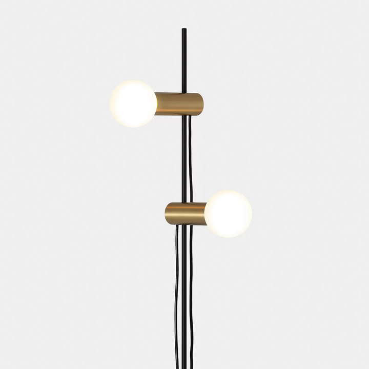 Leds C4 Nude Double Stehleuchte Gold/Schwarz Stehlampe Leuchte Lampe E27 Spot B-Ware - 8445386112145
