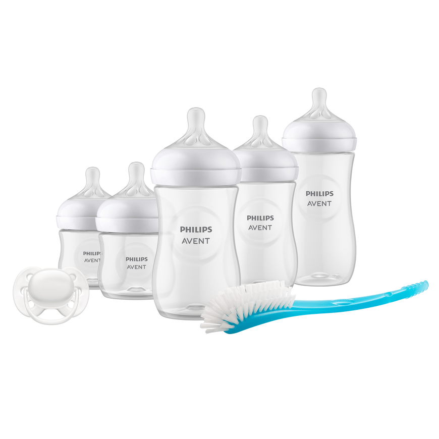 PHILIPS AVENT Flaschen-Starter-Set Natural Response SCD838/12 Babyflaschen Baby
