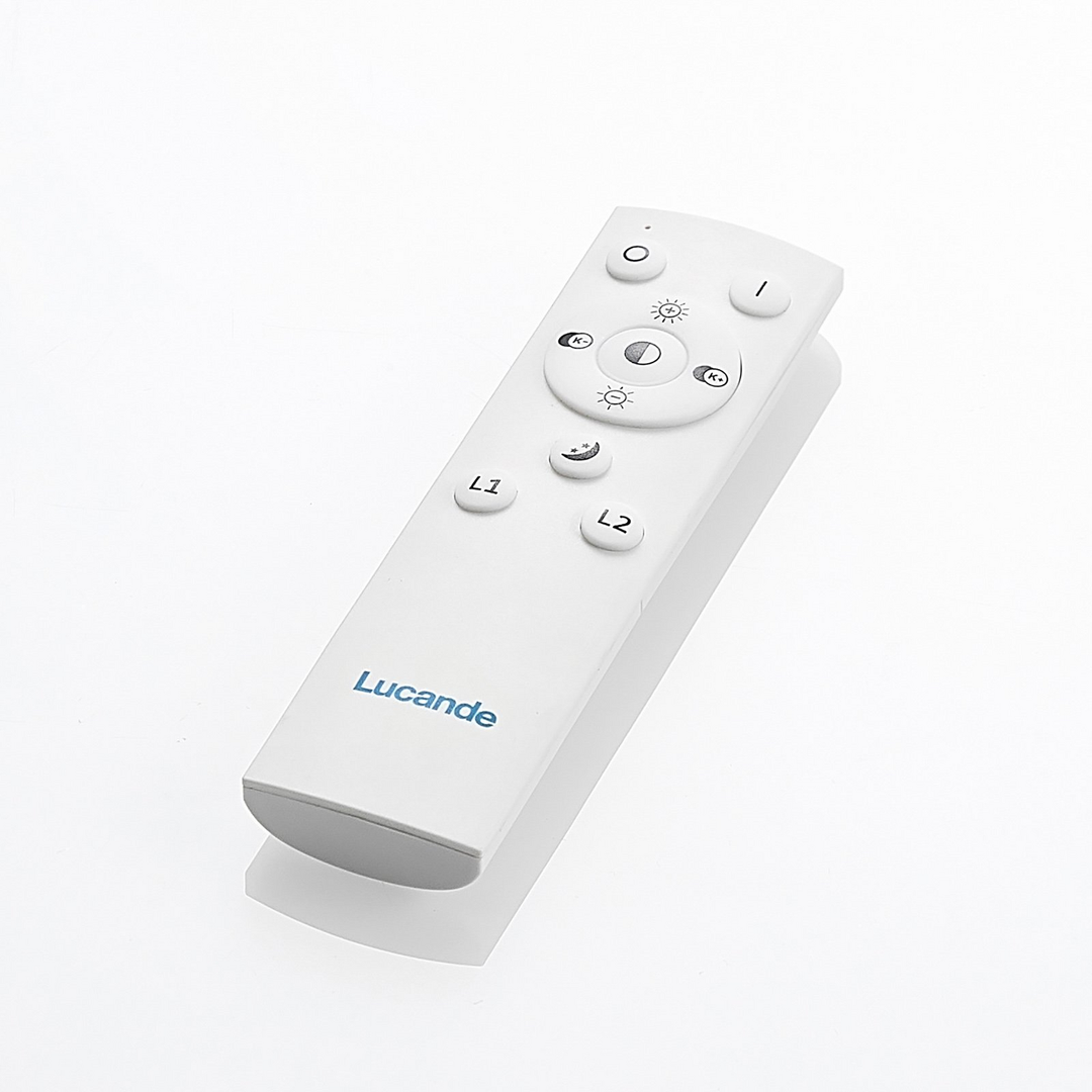 Lucande Noud LED-Deckenlampe Hängelampe Lampe Leuchte CCT-Farbwechsel 45W silber