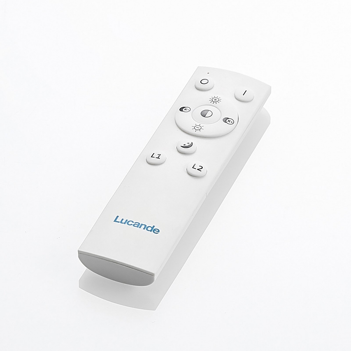 Lucande Noud LED-Deckenlampe Hängelampe Lampe Leuchte CCT-Farbwechsel 45W silber