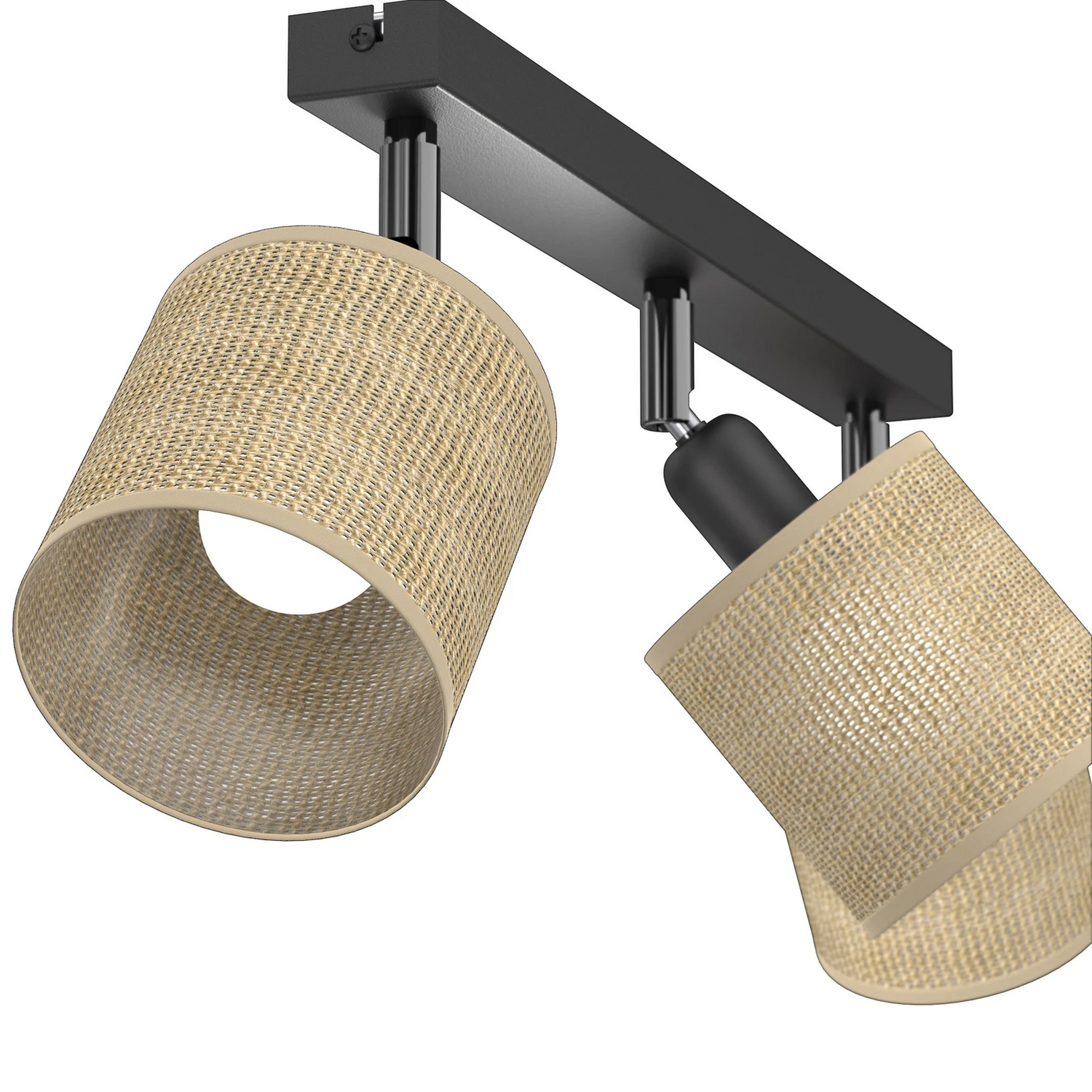 Deckenlampe Adeline 3 Flammig Jute Länge 34 Cm Deckenleuchte Lampe Leuchte Spot B-Ware - 5907565997538