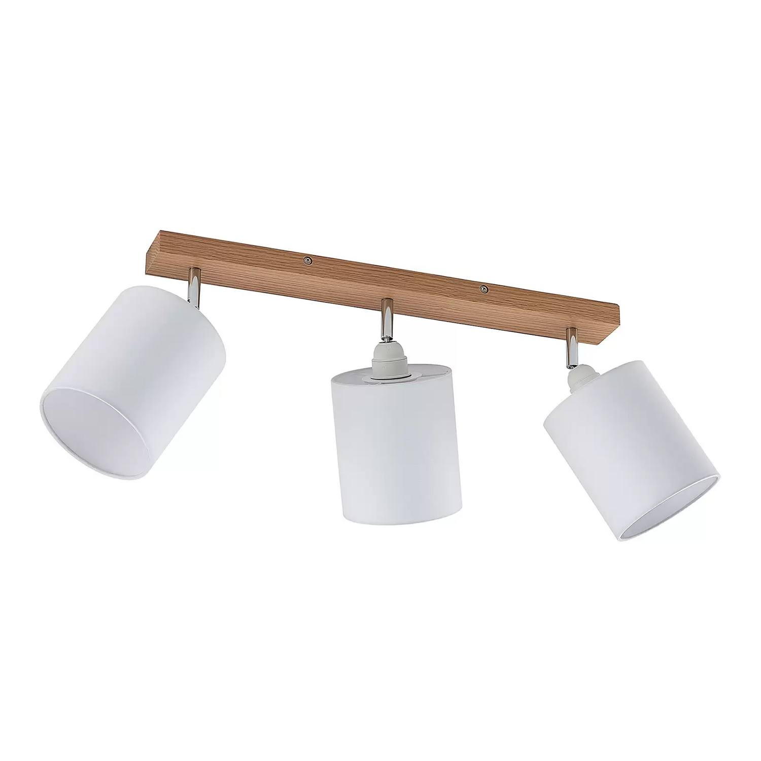 Spot de plafond Lindby Imarin de catégorie B, lampe de plafond, 3 lumières, blanc, culot E27 LED